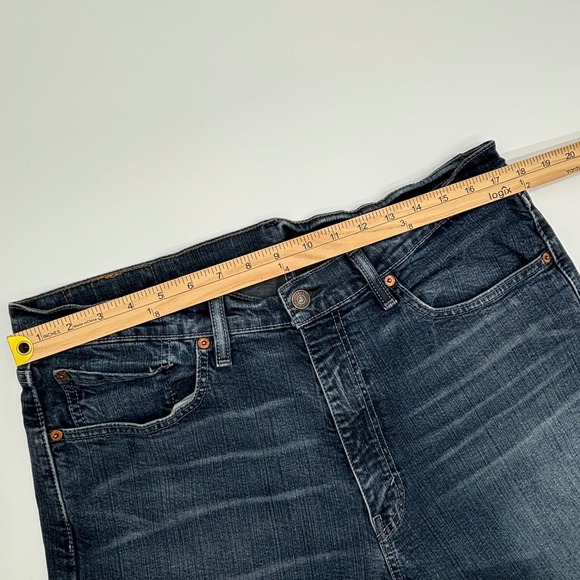 Levis 505 Jeans Mens W36 L32 Regular Fit Medium Wash Denim Pants - Picture 8 of 10